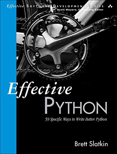 The cover of “Effective Python”.