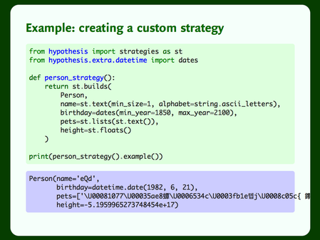 Python code showing the previous strategy, but extra restrictions on when you can have a birthday.