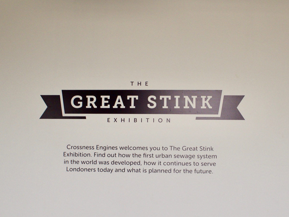 A sign titled “The Great Stink Exhibition”.