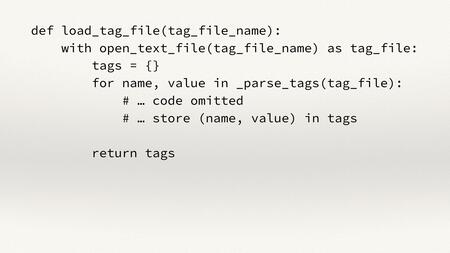 Code for a function called load_tag_file() in the bagit-python library.
