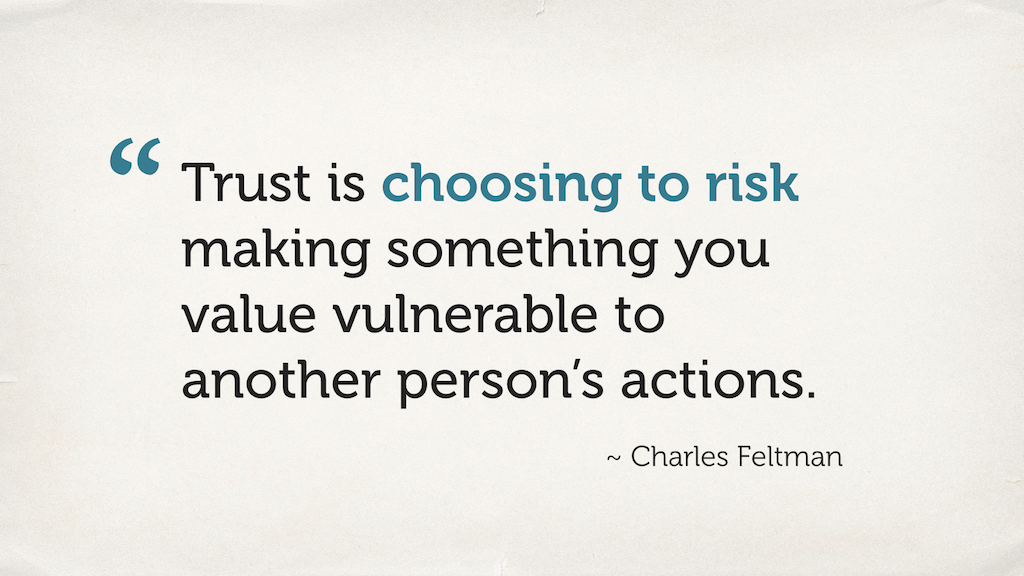 The previous slide with “choosing to risk” highlighted.